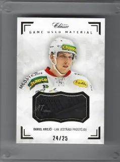 Krejčí Daniel OFS Chance Liga 2018-19 Game Used Memorabilia-stick xx/25 č.KRE-D